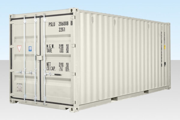 20 Fuß Versandcontainer (Einweg) – Weiß – Neu - Image 2