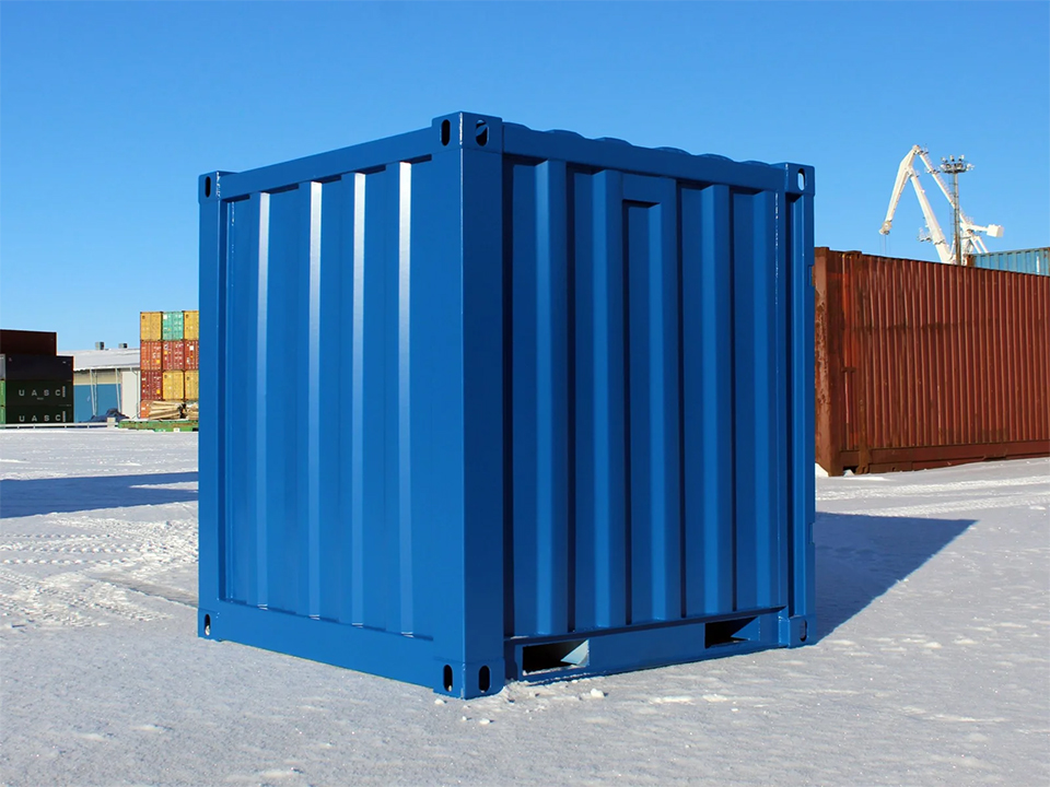 10-Fuß Lagercontainer (gebraucht) – Wind- und wasserdicht, Stahl, ISO-zertifiziert