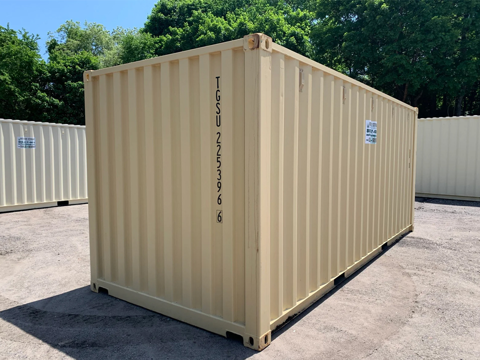 20 Fuß x 8 Fuß x 8,5 Fuß Versand-/Lagercontainer – Neu – Wind- & Wasserdicht
