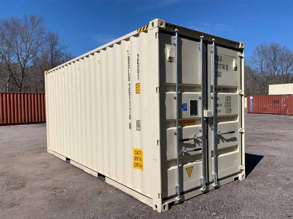 20 Fuß High Cube Versandcontainer – Eine Fahrt – Wind- & wasserdicht – 2,90 m hoch
