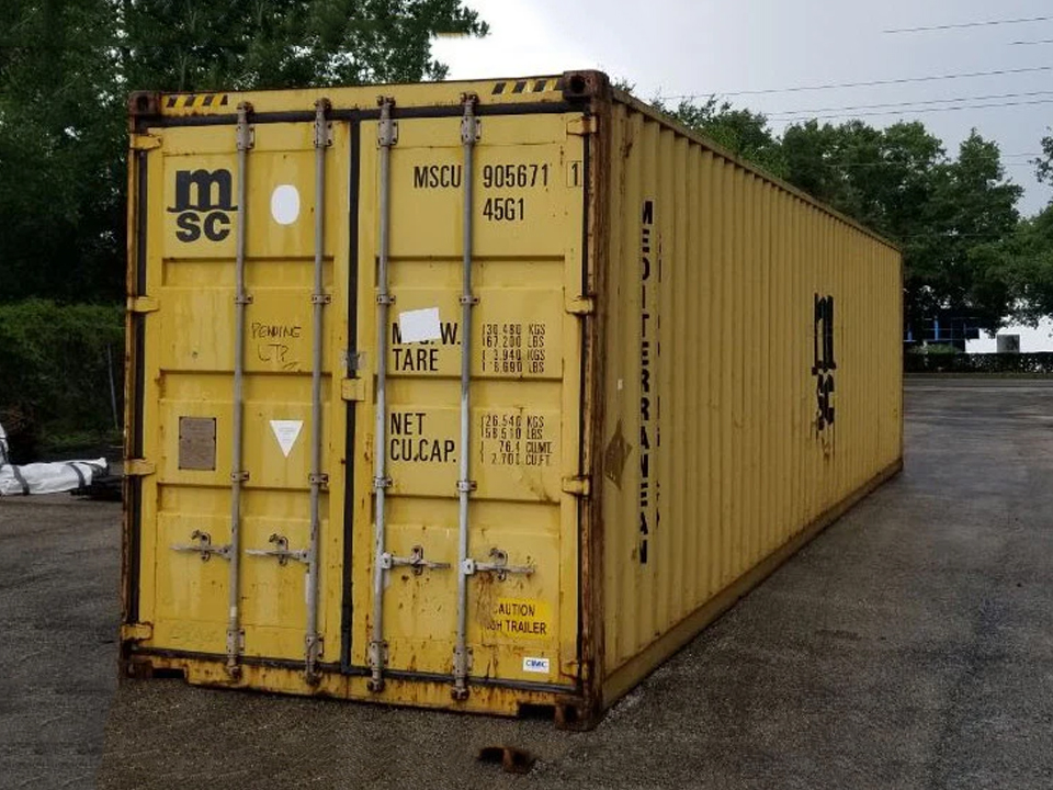 40 Fuß High Cube Seecontainer – Gebraucht, Wind- und Wasserdicht