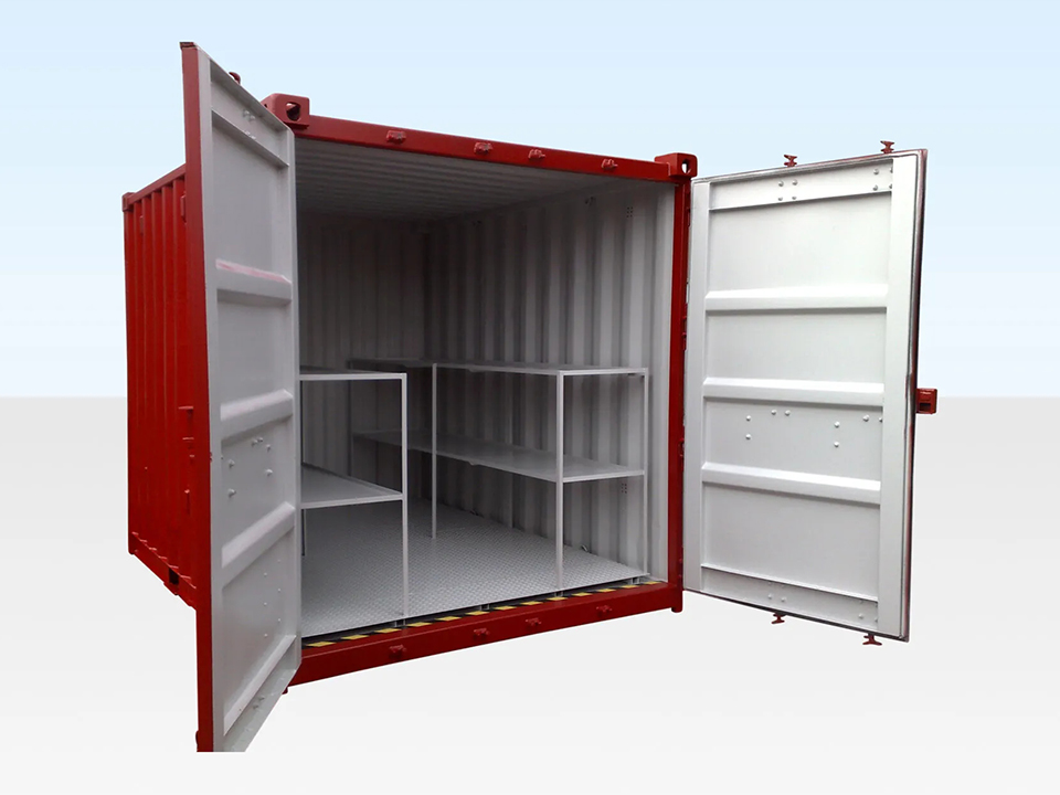 10 Fuß x 8 Fuß Auffangwannen-Container mit Flachboden – Neu