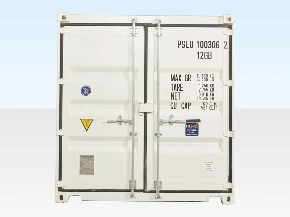 10 Fuß x 8 Fuß Versandcontainer – Grün – Wind- & wasserdicht – Neu oder gebraucht - Image 2