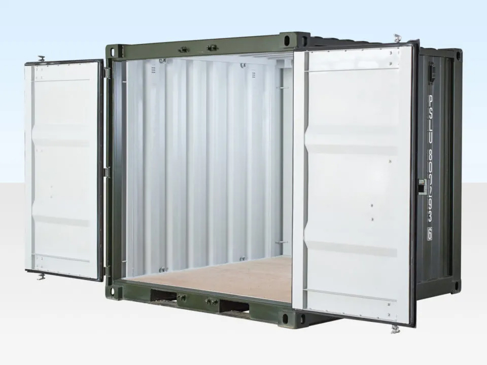 8 Fuß Seecontainer – Neu – Grün – One Trip – ISO-zertifiziert - Image 5