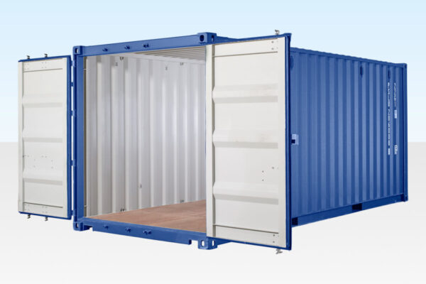 20 Fuß Versandcontainer (Einweg) – Blau - Image 2