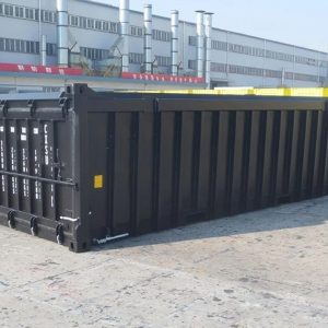 Open-Top container mit halber Höhe – für Schüttguttransporte