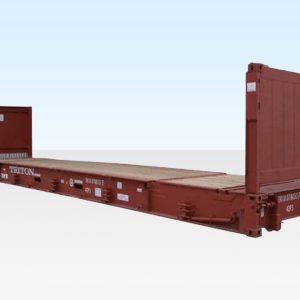 40 Fuß Flat-Rack-Container – Neu oder gebraucht – ohne Seitenwände