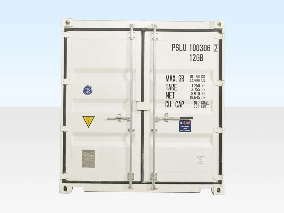 10-Fuß Versandcontainer (neu, One Trip) – Weiß (RAL 9003), ISO-zertifiziert - Image 3