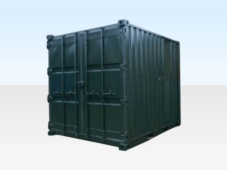10 Fuß x 8 Fuß Container – Gebraucht & zugeschnitten – Wind- & wasserdicht – Stahl – Lagercontainer - Image 2
