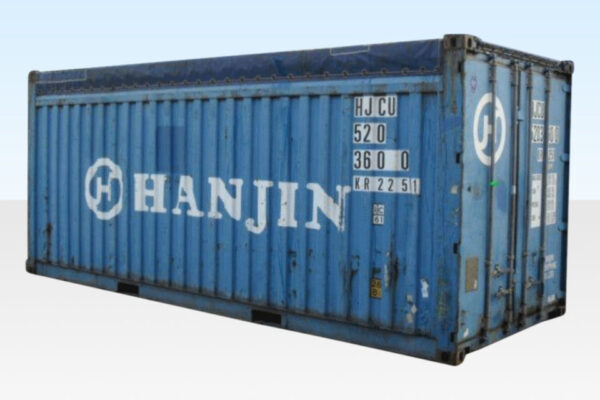 20 Fuß x 8 Fuß gebrauchter Offener Container mit Planendach – Wind- & wasserdicht - Image 4