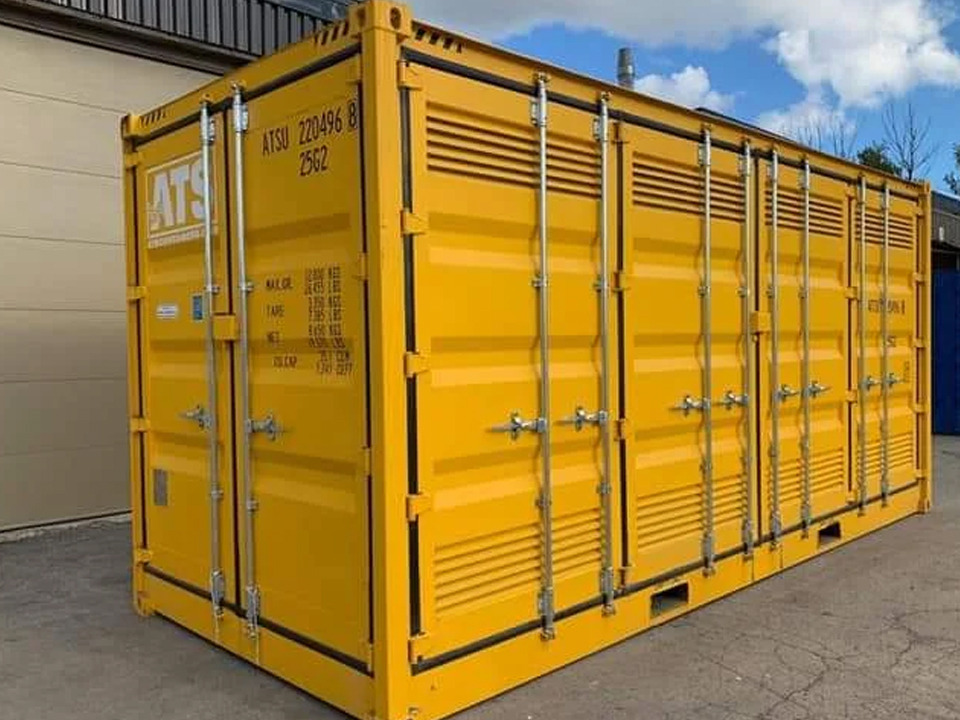 30 Fuß x 8 Fuß gelber Lagercontainer – One Trip, gekürzt