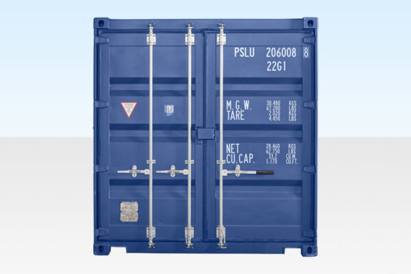 20 Fuß Versandcontainer (Einweg) – Blau - Image 3