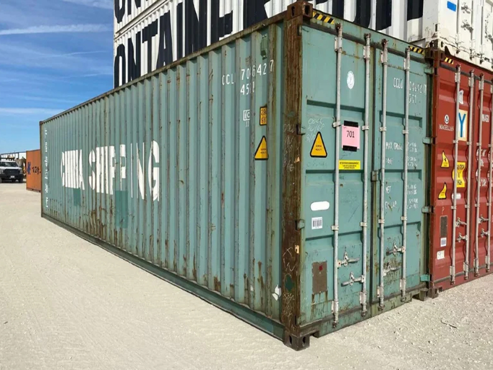 40 Fuß High Cube Versandcontainer – Wind- & Wasserdicht