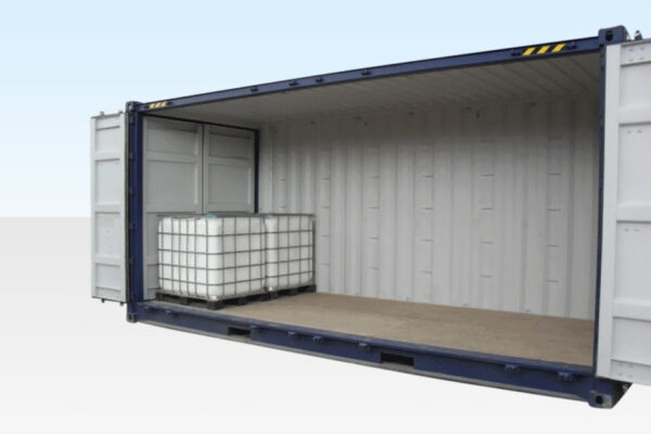 20 Fuß High Cube Seecontainer – 2,90 m hoch – Neu – Für IBC-Lagerung – Mit Seiten- & Stirntür – Corten-Stahl - Image 4
