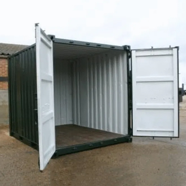 10 Fuß x 8 Fuß Container – Gebraucht & zugeschnitten – Wind- & wasserdicht – Stahl – Lagercontainer - Image 3