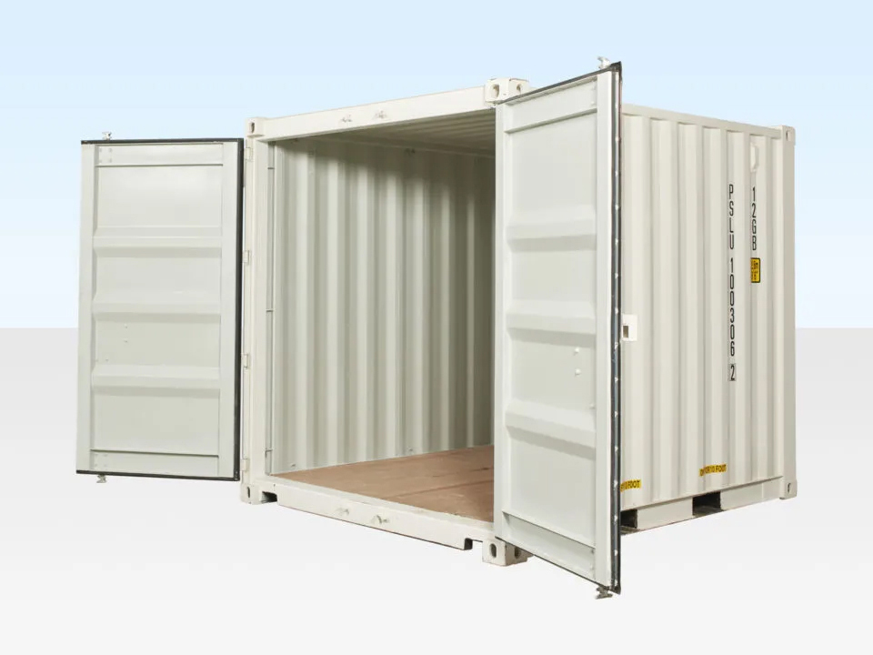 10-Fuß Versandcontainer (neu, One Trip) – Weiß (RAL 9003), ISO-zertifiziert - Image 4