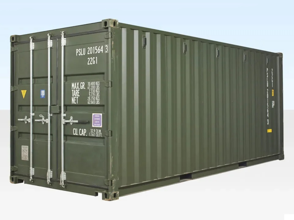 20 Fuß x 8 Fuß Tunnelcontainer (Doppeltüren) – One Trip - Image 3