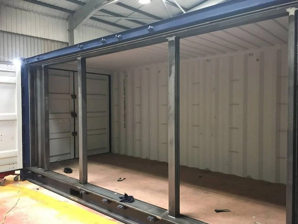 20 Fuß Gebrauchtcontainer mit seitlichem Zugang – Wind- und Wasserdicht - Image 4
