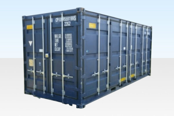 20 Fuß Gefahrstoffcontainer – Einweg – Komplette Seitenöffnung – Gitterrostboden