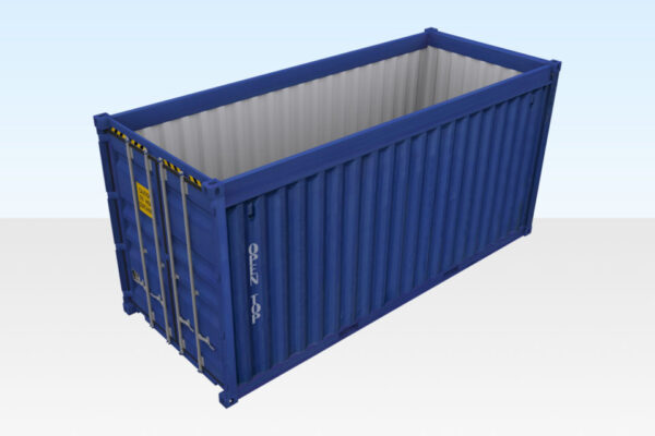 20 Fuß x 8 Fuß gebrauchter Offener Container mit Planendach – Wind- & wasserdicht